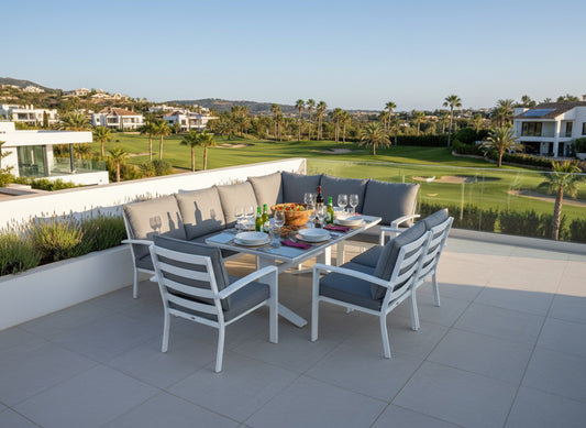 Miami Corner Dining Sofa Set