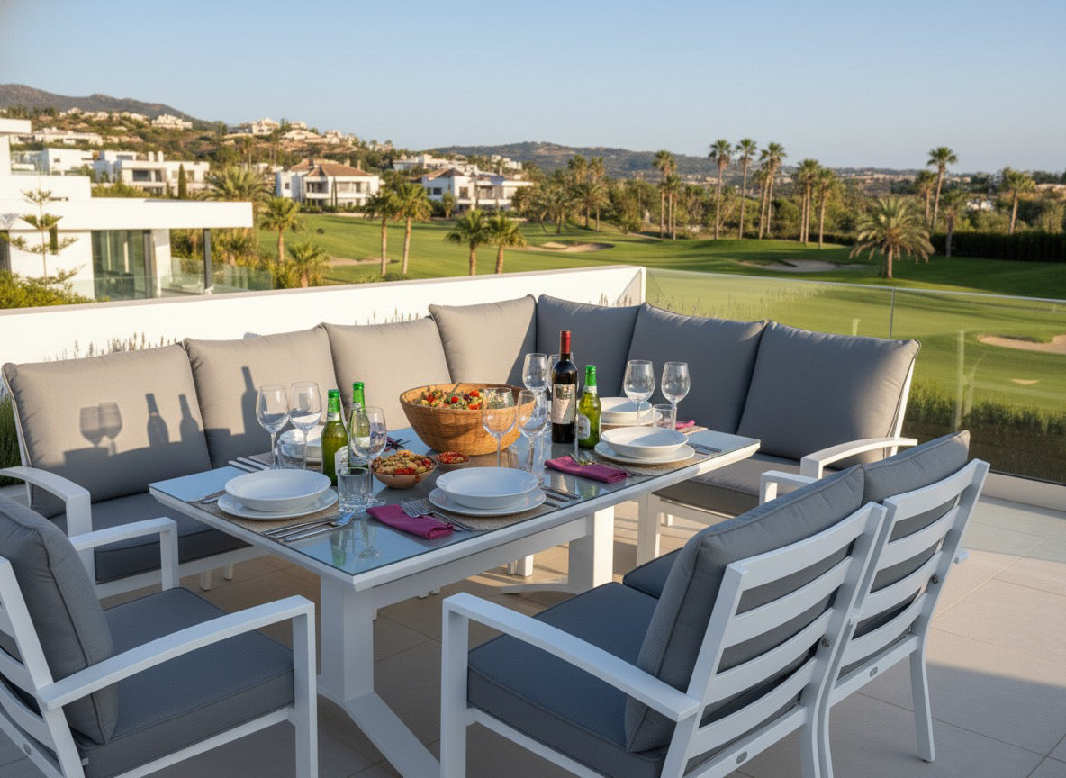 Miami Corner Dining Sofa Set