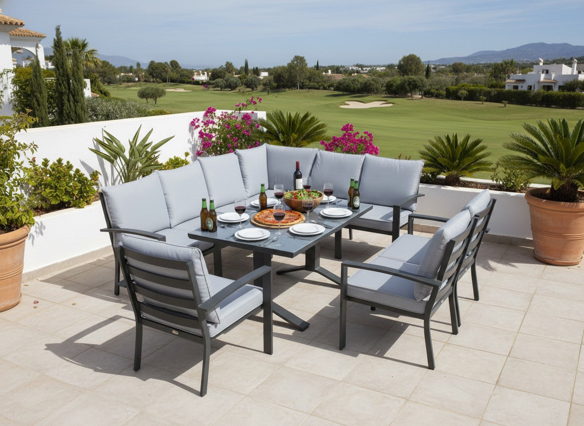 Miami Corner Dining Sofa Set