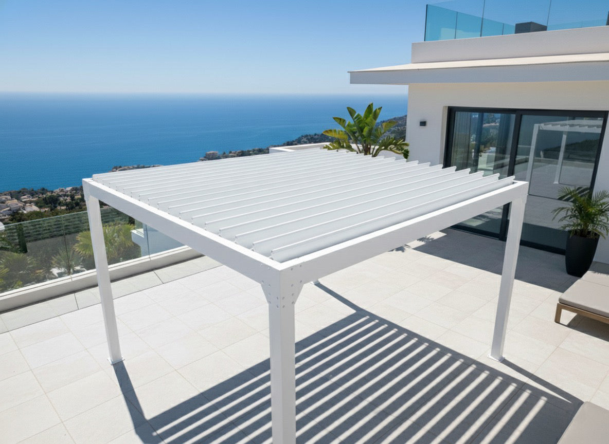 Pérgola 3mx3m - gris pizarra