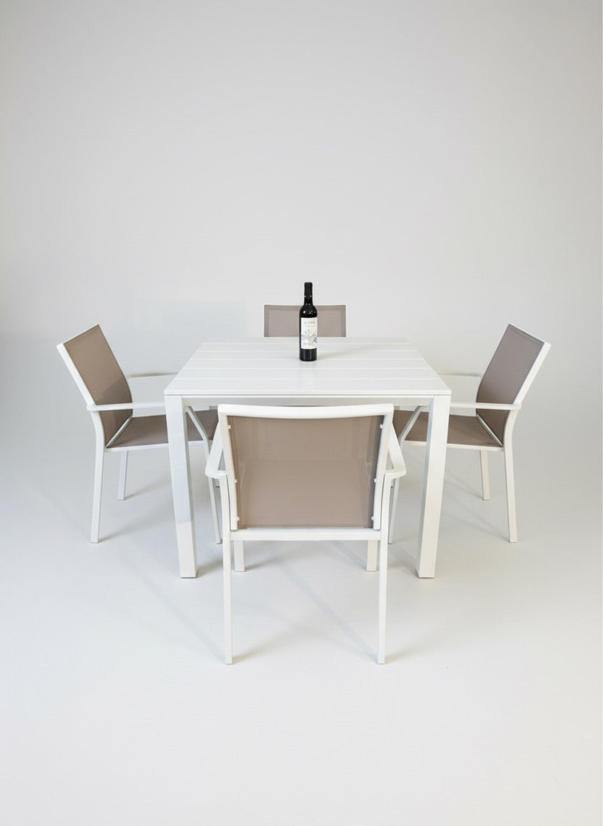 Monaco 1M Square Dining Set