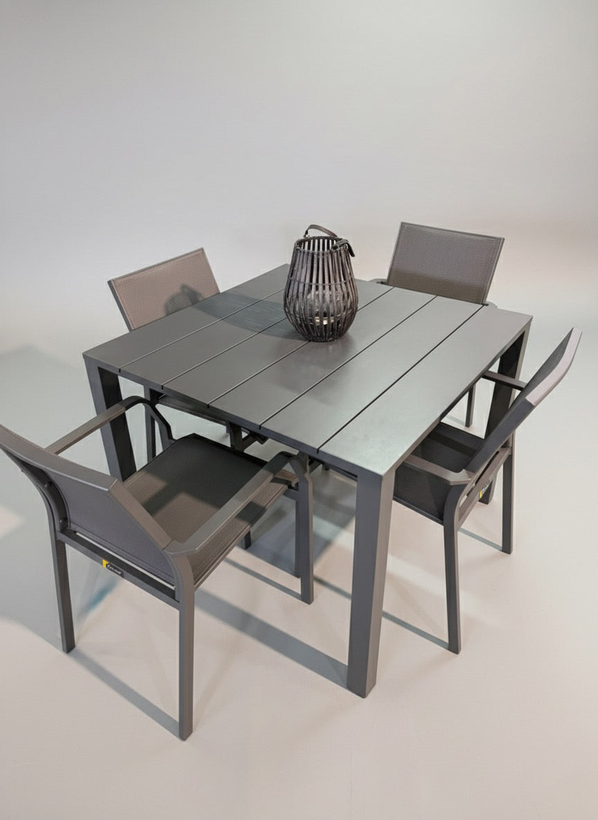 Monaco 1M Square Dining Set