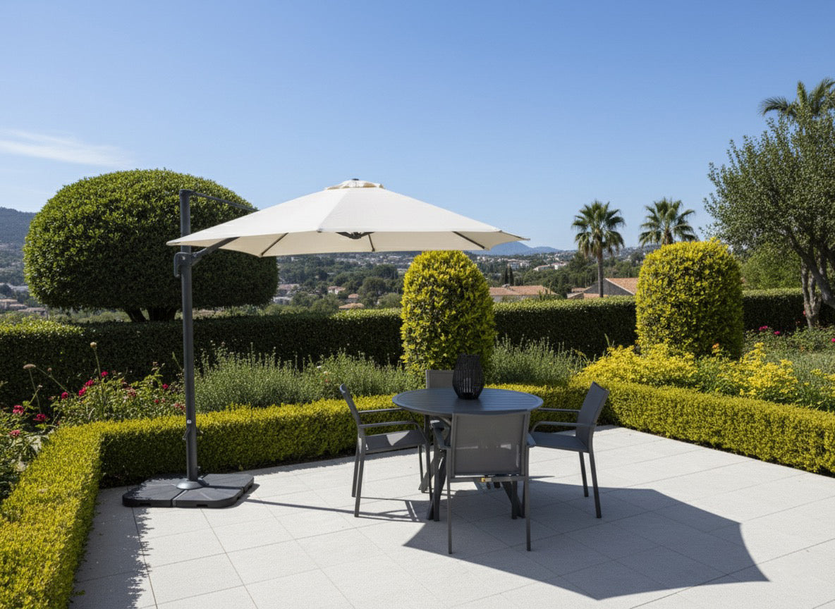 Monaco 1M Round Dining Set