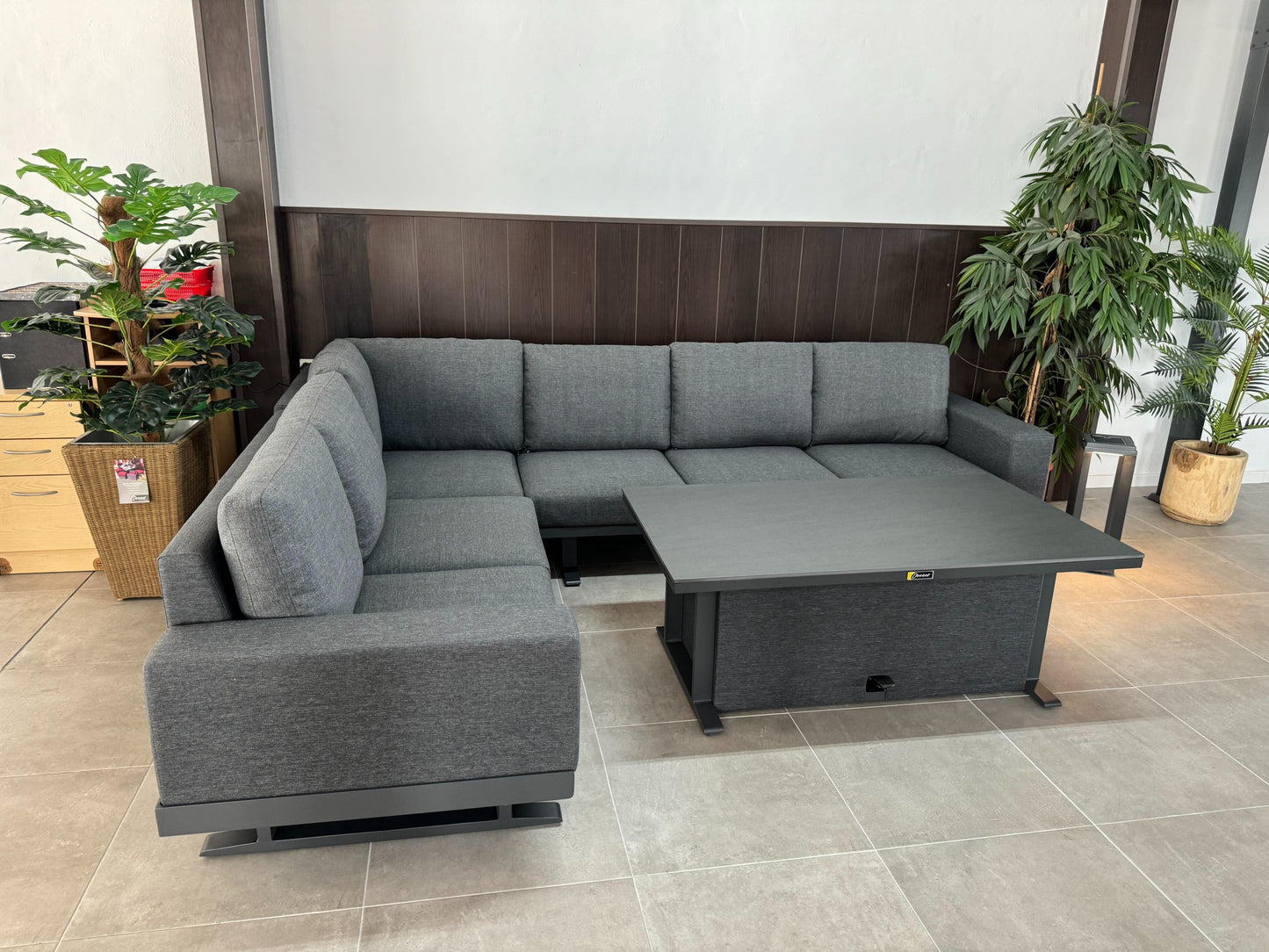Monaco Corner Sofa Set - Slate Grey
